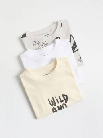 Reserved - BOYS` T-SHIRT - світло-сірий - 129CJ-09X Reserved - BOYS` T-SHIRT - світло-сірий - 129CJ-09X