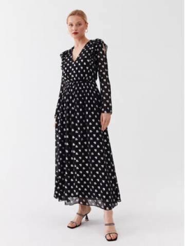 KARL LAGERFELD Повсякденна сукня 230W1303 Чорний Regular Fit KARL LAGERFELD Повсякденна сукня 230W1303 Чорний Regular Fit