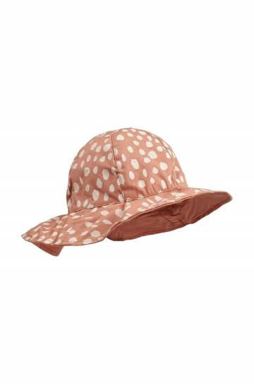 Двусторонняя детская шляпа Liewood Amelia Reversible Sun Hat цвет розовый Двусторонняя детская шляпа Liewood Amelia Reversible Sun Hat цвет розовый