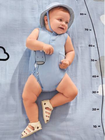 Mayoral Дитяче боді 1617 Блакитний Regular Fit Mayoral Дитяче боді 1617 Блакитний Regular Fit