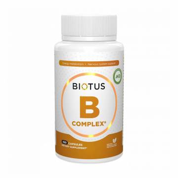 Комплекс витаминов группы B Biotus B-Complex, 100 капсул Комплекс витаминов группы B Biotus B-Complex, 100 капсул