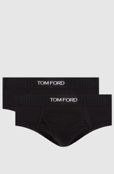 Набор черных трусов-брифов