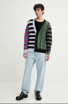 Кардиган с примесью шерсти Desigual MIDSTRIPES