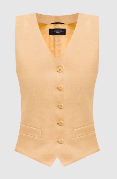 Желтый жилет PACE из льна