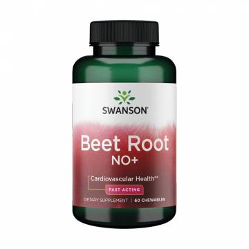 Корень свеклы Swanson Beet Root NO+, 60 жевательных таблеток