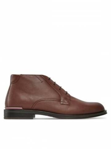 Tommy Hilfiger Черевики Core Rwb Hilfiger Lth L Boot FM0FM04804 Коричневий Tommy Hilfiger Черевики Core Rwb Hilfiger Lth L Boot FM0FM04804 Коричневий