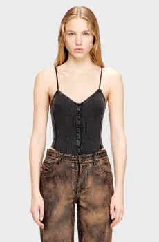 Женское черное боди T-LEY Черный M Diesel A20360 0DCCQ