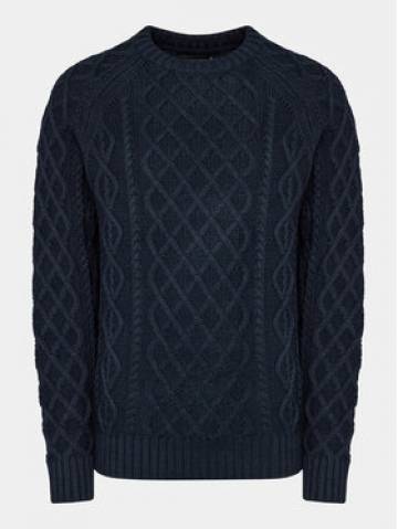INDICODE Светр Bussel 35-597 Cиній Regular Fit INDICODE Светр Bussel 35-597 Cиній Regular Fit