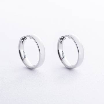 Серьги - кольца в серебре 7086 Серьги - кольца в серебре 7086