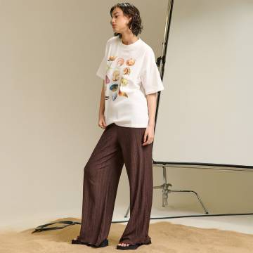 Cropp - Штани - темно коричневий