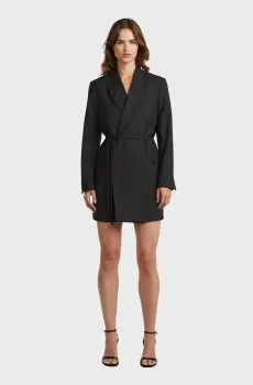 Женское черное шерстяное платье Blazer Черный M G-Star RAW D28041,E200