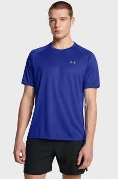 Мужская синяя футболка UA Tech 2.0 SS Tee Синий XXL Under Armour 1326413-400