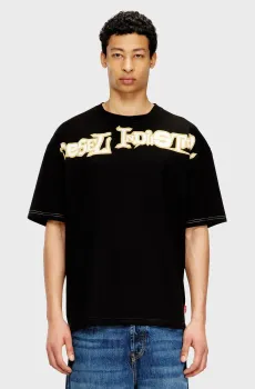 Мужская черная футболка T-BOXT-V3 Черный M Diesel A19983 0QIAM