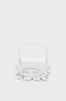 Женская белая кожаная сумка 1DR Белый ONESIZE Diesel X08709 P6248