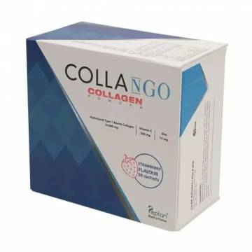 Коллаген Collango Collagen со вкусом клубники, в порошке, 30*11 г