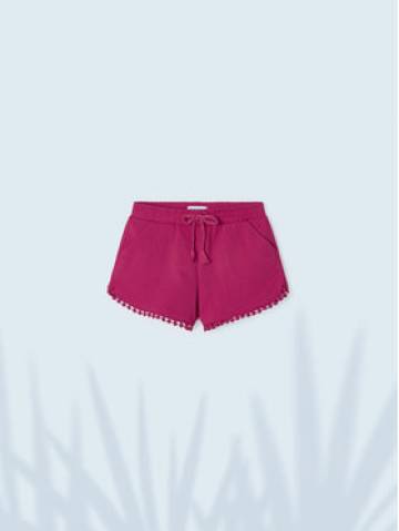 Mayoral Шорти з тканини 607 Бордовий Regular Fit Mayoral Шорти з тканини 607 Бордовий Regular Fit