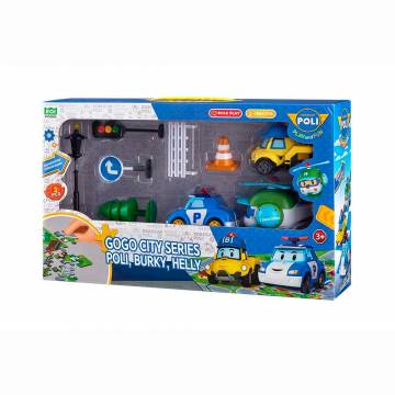Ігровий набір Robocar Poli GoGo Міська серія (ZR-912) Ігровий набір Robocar Poli GoGo Міська серія (ZR-912)