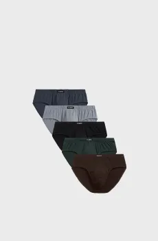 Мужские брифы (5 шт) Разноцветный M Atlantic 5SMP-003