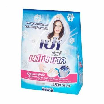 Стиральный порошок Pao White для белого белья, 12 стирок, 1.8 кг