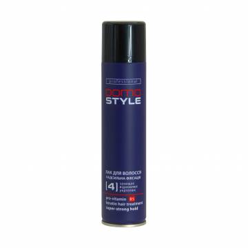 Лак для волос Domo Style Professional Hair Treatment Сверхсильная фиксация, 300 мл Лак для волос Domo Style Professional Hair Treatment Сверхсильная фиксация, 300 мл