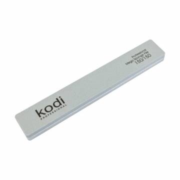 Пилка-баф для ногтей прямоугольной формы Kodi Professional 163, 150/150 грит серая, 178*28*11.5 мм Пилка-баф для ногтей прямоугольной формы Kodi Professional 163, 150/150 грит серая, 178*28*11.5 мм