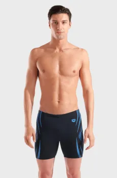 Мужские черные гидрошорты POSEIDONIA SWIM MID JAMMER Черный 85 Arena 009091-508