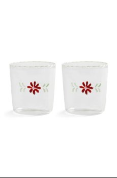 Набор стаканов &k amsterdam flora red 300 ml 2 шт