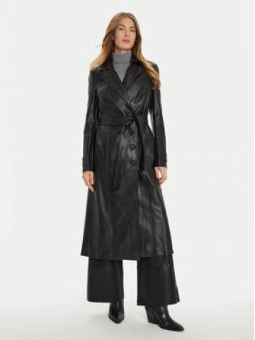 BARDOT Тренч 56210JB8 Чорний Regular Fit BARDOT Тренч 56210JB8 Чорний Regular Fit