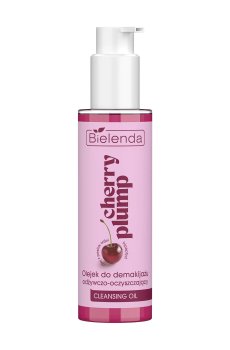Уценка! Питательное и очищающее масло для снятия макияжа Bielenda Cherry Plump Cleansing Oil, 100 мл