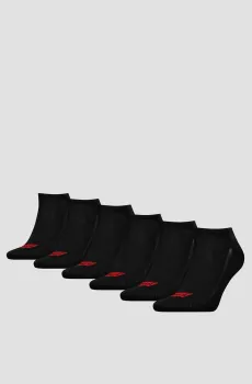 Черные носки (6 пар) Черный 35-38 Levi’s® 701226533;002