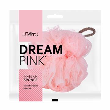 Губка банная UTerra Native бант Dream Pink Губка банная UTerra Native бант Dream Pink