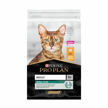 Сухой корм для взрослых кошек Pro Plan Adult 1+ Renal Plus с курицей, 10 кг Сухой корм для взрослых кошек Pro Plan Adult 1+ Renal Plus с курицей, 10 кг