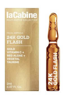 Подтягивающая ампула для лица La Cabine 24K Gold Flash Ampoule, 2 мл
