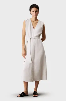 Женское серое платье NS V NECK Серый XS Calvin Klein K20K208424