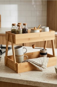 Підлогова полиця - бежевий