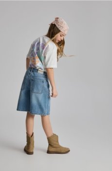 Reserved - Джинсові шорти-бермуди - синій - 271HN-55J