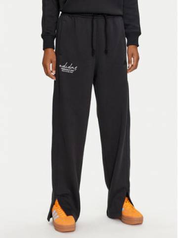 adidas Спортивні штани Signature Graphic Embroidery IY1470 Чорний Loose Fit adidas Спортивні штани Signature Graphic Embroidery IY1470 Чорний Loose Fit