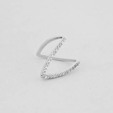 Серебряное кольцо Minimal 1981р-16 16 Серебряное кольцо Minimal 1981р-16 16