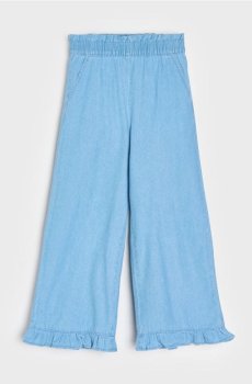 Джинси wide leg - синій