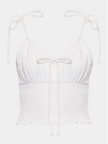 Gina Tricot Топ 19928 Білий Regular Fit Gina Tricot Топ 19928 Білий Regular Fit