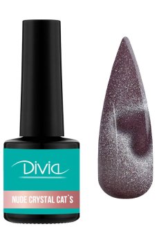 Гель-лак для ногтей Divia Nude Crystal Cats Di1249, NC080, 8 мл