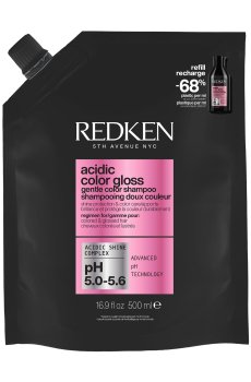 Шампунь Redken Acidic Color Gloss Gentle Color Shampoo для защиты цвета и сияния окрашенных волос, 500 мл (дойпак)