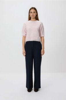 Reserved - Широкі штани зі стрілками - темно-синій - 441FM-59X