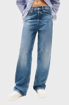 Женские синие джинсы TOMMY GIRL Синий 27-32 Tommy Jeans DN0DN00061