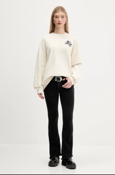 Хлопковая кофта Hugo Blue Oversized Crew_B_4