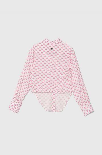Детская рубашка Pinko Up цвет розовый Детская рубашка Pinko Up цвет розовый