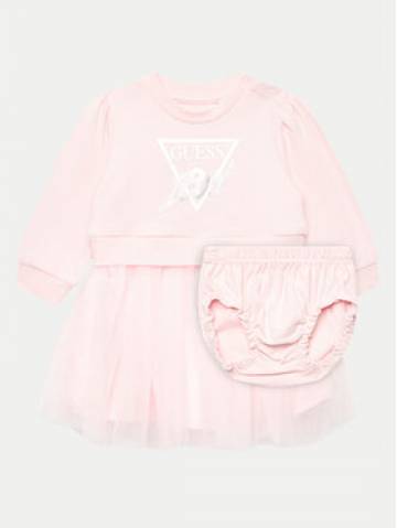 Guess Повсякденна сукня A4YK03 KB8R0 Рожевий Regular Fit Guess Повсякденна сукня A4YK03 KB8R0 Рожевий Regular Fit