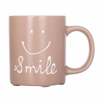 Чашка Limited Edition Smile коричневая, 330 мл (JH6634-2) Чашка Limited Edition Smile коричневая, 330 мл (JH6634-2)