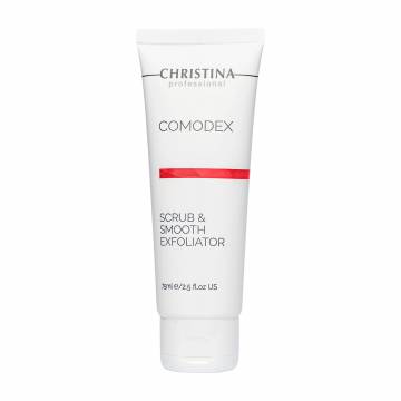 Выравнивающий скраб-эксфолиатор для лица Christina Comodex Scrub & Smooth Exfoliator, 75 мл Выравнивающий скраб-эксфолиатор для лица Christina Comodex Scrub & Smooth Exfoliator, 75 мл