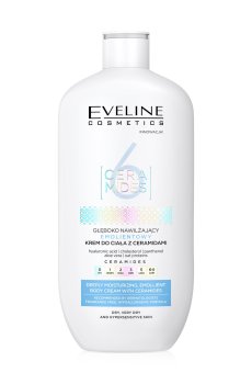 Смягчающий крем для тела Eveline Cosmetics 6 Ceramides Deeply Moisturizing Emollient Body Cream с керамидами, 350 мл